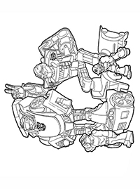 Transformers Rescue Bots - Kleurplaat003