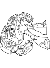 Transformers Rescue Bots - Kleurplaat004