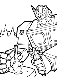 Transformers Rescue Bots - Kleurplaat005