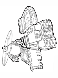 Transformers Rescue Bots - Kleurplaat008
