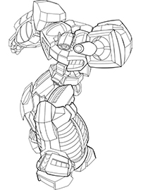 Transformers Rescue Bots - Kleurplaat010