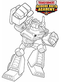 Transformers Rescue Bots - Kleurplaat015
