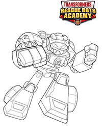 Transformers Rescue Bots - Kleurplaat017