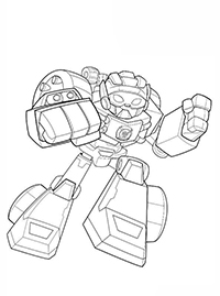 Transformers Rescue Bots - Kleurplaat018