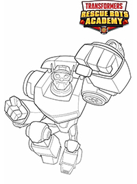 Transformers Rescue Bots - Kleurplaat023
