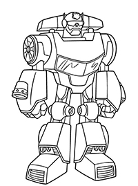 Transformers Rescue Bots - Kleurplaat025