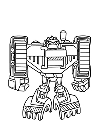 Transformers Rescue Bots - Kleurplaat029