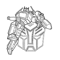 Transformers - Kleurplaat017