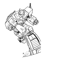 Transformers - Kleurplaat025