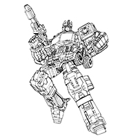 Transformers - Kleurplaat026