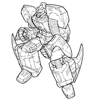 Transformers - Kleurplaat027