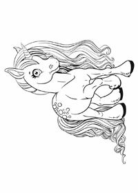 Unicorn - Kleurplaat018