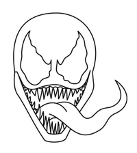 Venom - Kleurplaat012