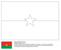 Vlaggen Van De Wereld (Afrika) - Burkinafaso