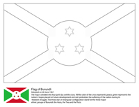 Vlaggen Van De Wereld (Afrika) - Burundi