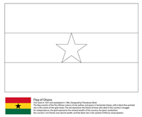 Vlaggen Van De Wereld (Afrika) - Ghana