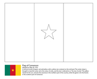 Vlaggen Van De Wereld (Afrika) - Kameroen