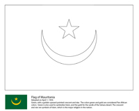 Vlaggen Van De Wereld (Afrika) - Mauritanie
