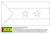 Vlaggen Van De Wereld (Afrika) - Saotome