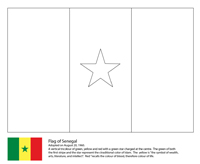 Vlaggen Van De Wereld (Afrika) - Senegal