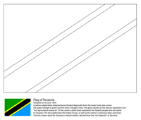 Vlaggen Van De Wereld (Afrika) - Tanzania