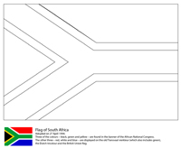 Vlaggen Van De Wereld (Afrika) - Zuidafrika