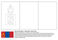 Vlaggen Van De Wereld (Azie) - Mongolië