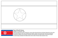 Vlaggen Van De Wereld (Azie) - Noord-korea