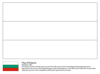 Vlaggen Van De Wereld (Europa) - Bulgarije