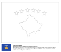 Vlaggen Van De Wereld (Europa) - Kosovo