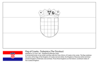 Vlaggen Van De Wereld (Europa) - Kroatie
