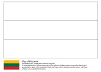 Vlaggen Van De Wereld (Europa) - Litouwen