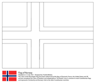 Vlaggen Van De Wereld (Europa) - Noorwegen