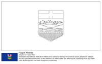 Vlaggen Van De Wereld (Noord Amerika) - Alberta