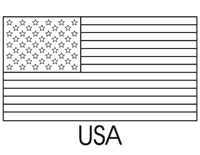 Vlaggen Van De Wereld (Noord Amerika) - Verenigde Staten van Amerika