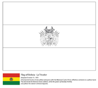 Vlaggen Van De Wereld (Zuid Amerika) - Bolivië