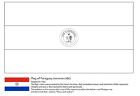 Vlaggen Van De Wereld (Zuid Amerika) - Paraguay (achterzijde)