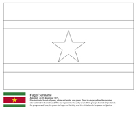 Vlaggen Van De Wereld (Zuid Amerika) - Suriname