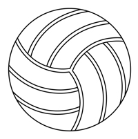 Volleybal - Kleurplaat002