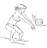Volleybal - Kleurplaat012