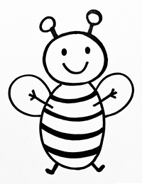Wespen En Bijen - Kleurplaat016