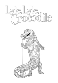 Wil De Krokodil - Kleurplaat004